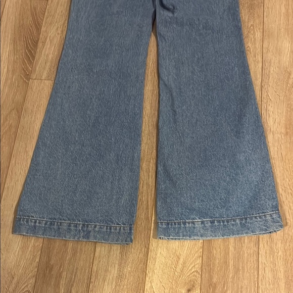 NWT PacSun Blue Flare Wide Leg Jeans small - Picture 10 of 10